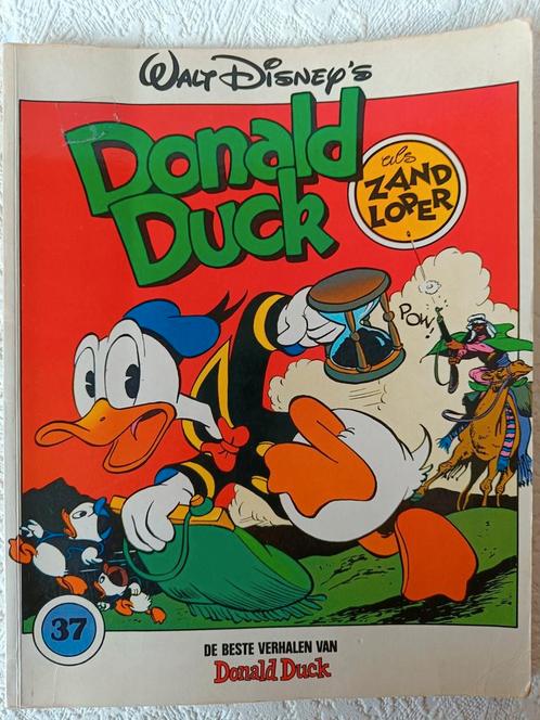 Donald  Duck als zandloper nr 37, 2e druk 1987, Boeken, Stripverhalen, Gelezen, Eén stripboek, Ophalen of Verzenden