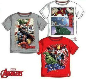 Avengers T-shirt Rood - Maat 140 - VAN 9,95 VOOR 4,95!