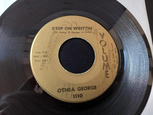 Othea George ‎– Keep On Writtin' " Popcorn ", CD & DVD, Vinyles Singles, Comme neuf, Single, R&B et Soul, 7 pouces, Enlèvement ou Envoi