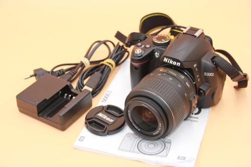 NIKON D3000 + 18-55 AFS VR ( - 400 photos ), Audio, Tv en Foto, Fotocamera's Digitaal, Zo goed als nieuw, Spiegelreflex, Nikon