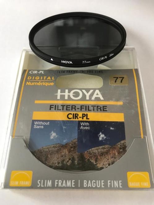Hoya circulair polarisatiefilter, TV, Hi-fi & Vidéo, Photo | Filtres, Comme neuf, Filtre polarisant, 70 à 80 mm, Autres marques