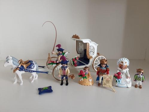 Calèche de princesse PlayMobil avec de nombreux accessoires, Enfants & Bébés, Jouets | Playmobil, Comme neuf, Ensemble complet