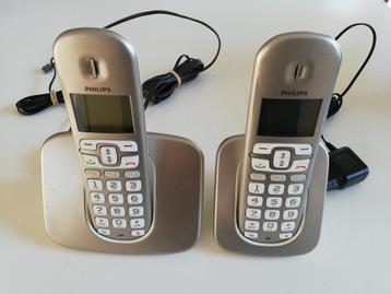 Téléphones Philips XL390 DUO/QUAD DECT