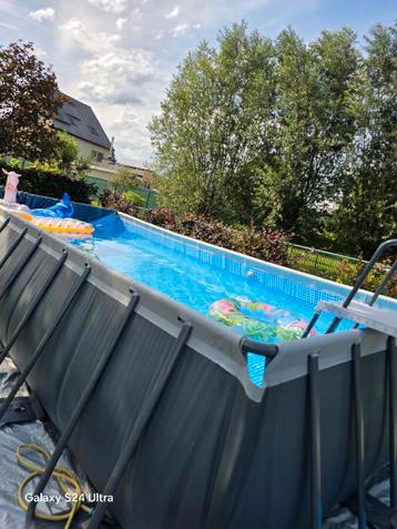 Zwembad intex 7m35x3,55x132m
