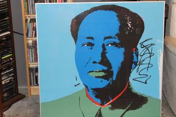 Lithographie n 99 Andy Warhol Mao de Sunday B.Morning (91x9