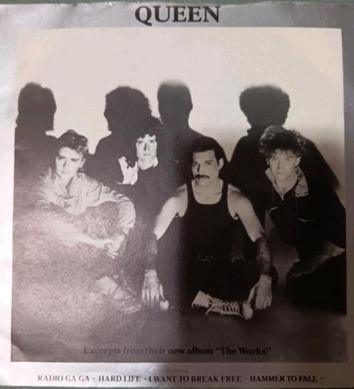promo flexi 7" QUEEN 1984, Cd's en Dvd's, Vinyl | Rock, Gebruikt, Ophalen of Verzenden
