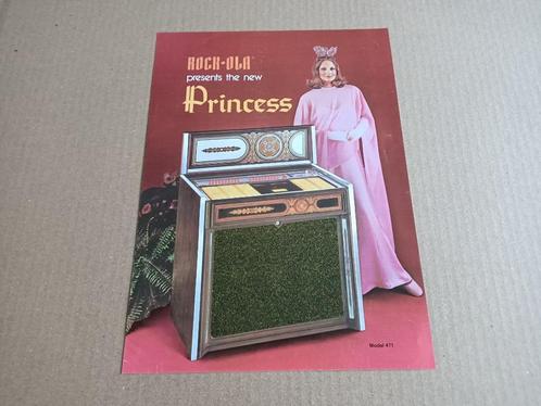Flyer: Rock-ola 471/ Princess (1978) jukebox, Collections, Machines | Jukebox, Enlèvement