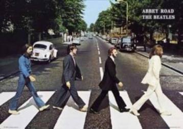 Reclamebord van Beatles on Abbey Road in reliëf -30x20 cm