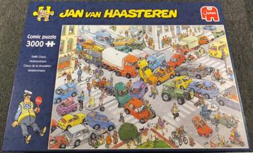 Puzzel - 3000 - Jan van Haasteren, Traffic Chaos