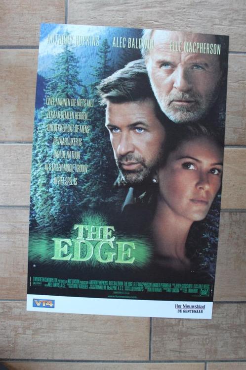 filmaffiche The Edge Anthony Hopkins 1997 filmposter, Collections, Posters & Affiches, Comme neuf, Cinéma et TV, A1 jusqu'à A3