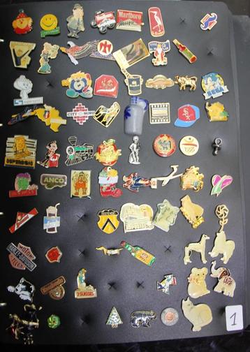 COLLECTION PIN'S VINTAGE (729 pièces)