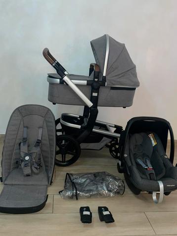 Joolz Day+ Radiant Grey kinderwagen 3-in-1 Compleet Set