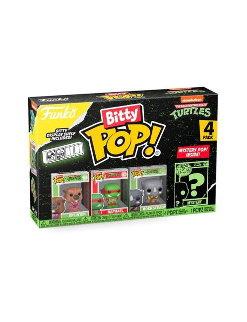 Funko Bitty POP Blister Teenage Mutant Ninja Turtles - Spli., Collections, Jouets miniatures, Neuf, Envoi