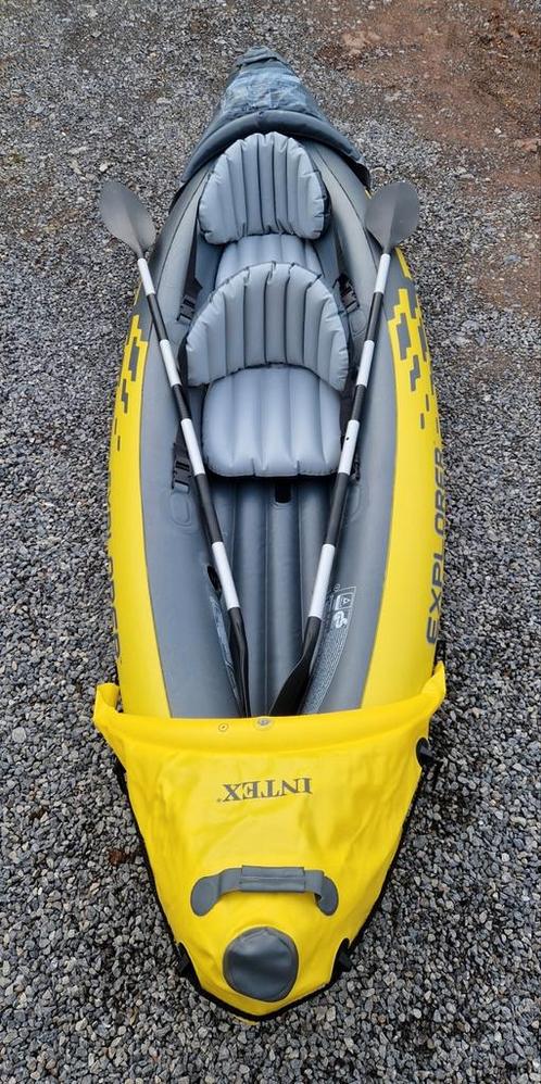 Canoë/ Kayak GONFLABLE 2P INTEX K2 EXPLORER, Sports nautiques & Bateaux, Canoës, Comme neuf, Kayak, Deux personnes, Gonflable
