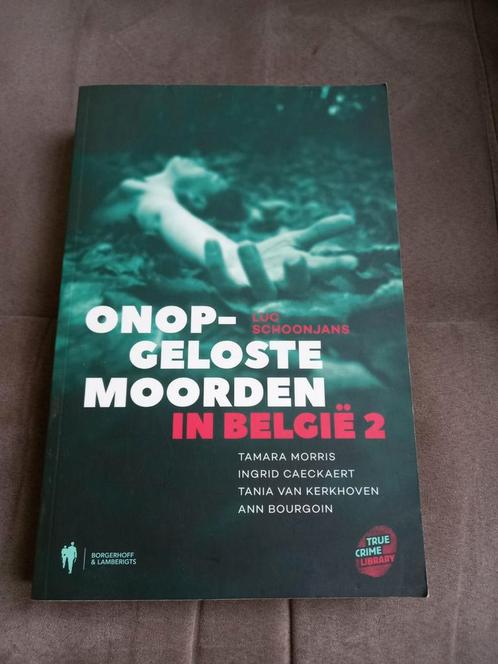 Luc Schoonjans - Onopgeloste moorden in België 2, Livres, Thrillers, Utilisé, Belgique, Enlèvement ou Envoi