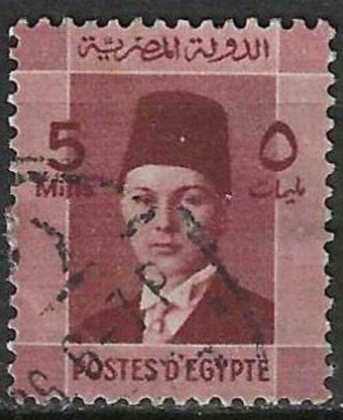 Egypte 1937/1944 - Yvert 191 - Koning Farouk  (ST), Timbres & Monnaies, Timbres | Afrique, Affranchi, Égypte, Envoi