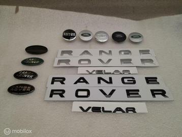 Logo Land Rover Range Rover Velar Motorkap Letters Embleem
