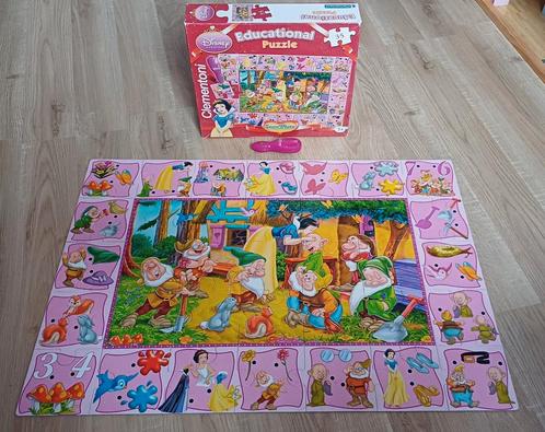 Puzzle électronique 35 pièces Blanche Neige (3ans+), Kinderen en Baby's, Speelgoed | Kinderpuzzels, Gebruikt, 2 tot 4 jaar, 10 tot 50 stukjes