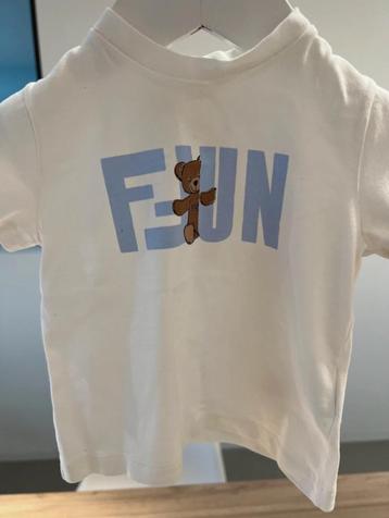 T-shirt Fendi kids maat 9 maand Nieuw