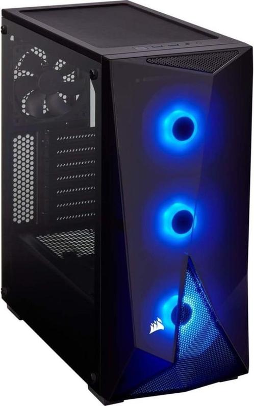 Boitier PC Gaming Corsair ATX Moyen-Tour 3 Ventilateurs RGB, Computers en Software, Computerbehuizingen, Nieuw, Ophalen