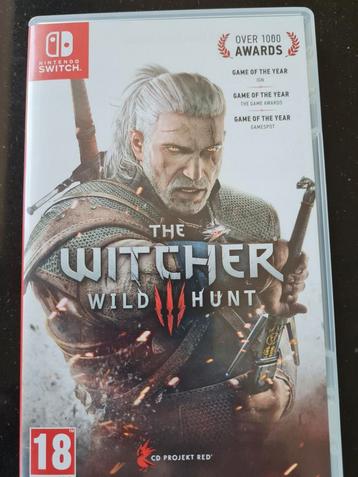 Nintendo switch game The WITCHER WILD HUNT