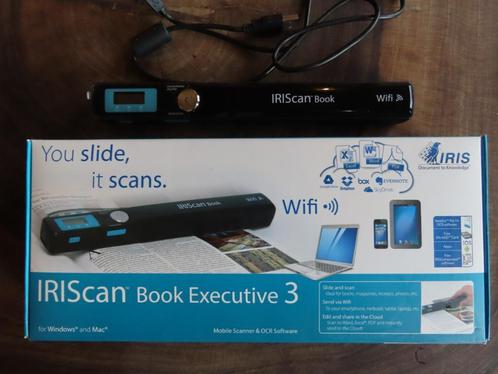 Scanner IRIScan Book 3 Executive mobiele scanner, Informatique & Logiciels, Ordinateurs & Logiciels Autre, Utilisé, Enlèvement
