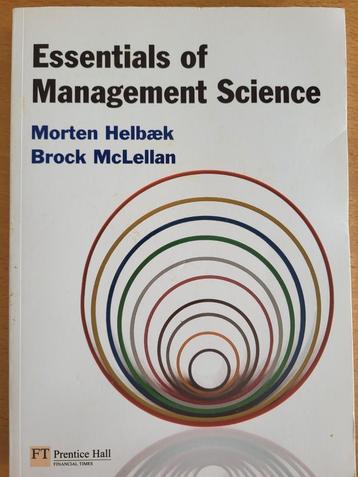 Essentials of management science