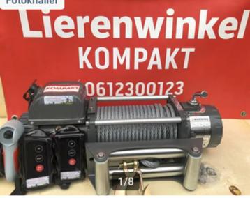 Elektrische lier 12 volt 5,9 ton 26 m10mm kabel oprijwagen