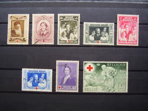 496 / 503 gestempeld - Rode Kruis, Timbres & Monnaies, Timbres | Europe | Belgique, Affranchi, Croix-Rouge, Envoi