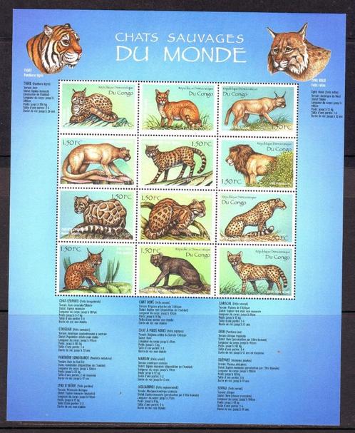 Postzegels Zaïre / Congo: Diverse thema's., Timbres & Monnaies, Timbres | Timbres thématiques, Non oblitéré, Autres thèmes, Enlèvement ou Envoi
