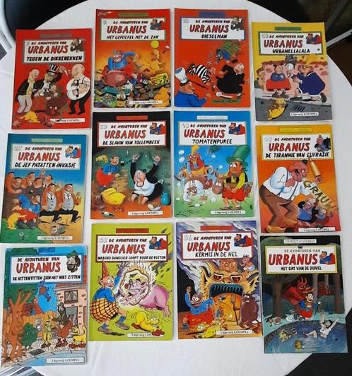 Urbanus - lot van 12 oude strips plus LP Urbanus 1974, Boeken, Stripverhalen, Gelezen, Meerdere stripboeken, Ophalen