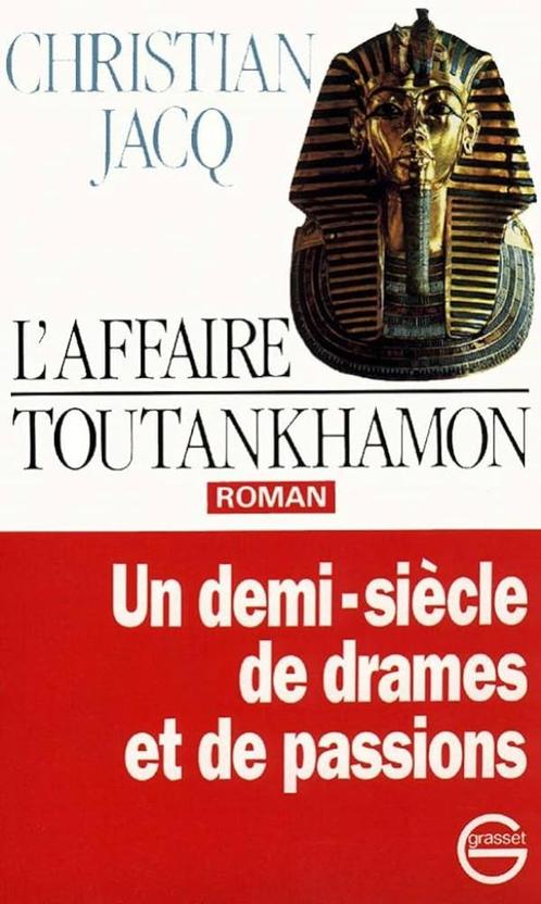 boek: la loi du désert+l'affaire Toutankhamon;Jacq Christian, Livres, Langue | Français, Comme neuf, Fiction, Envoi