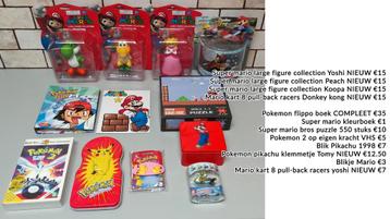 Verzameling merchandise Pokemon Zelda Mario Yoshi Pikachu