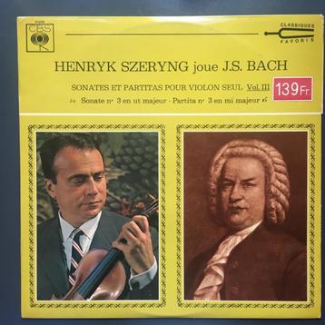 vinyl LP Bach Sonates et Partitas Violon Seul Henryk Szeryng