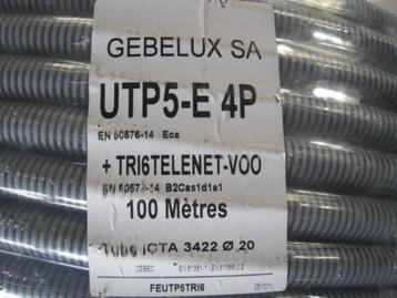 100m de Cable UTP / Coaxial (VOO / TELENET / INTERNET)