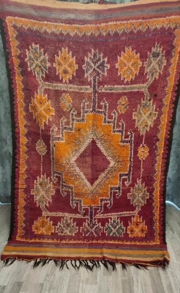 Vintage vloerkleed, berber tapijt 210×130 cm