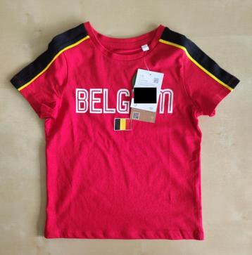 Voetbalshirt België, maat 110 (nieuw)