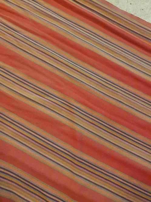 Hangmat gestreept rood groen oranje bruin 365/135, Maison & Meubles, Accessoires pour la Maison | Plaids & Couvertures, Enlèvement ou Envoi