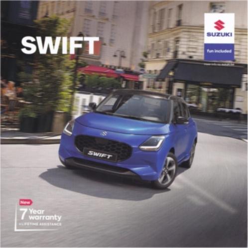 Brochure Suzuki Swift 2024 BELGIË, Boeken, Auto's | Folders en Tijdschriften, Nieuw, Overige merken, Ophalen of Verzenden