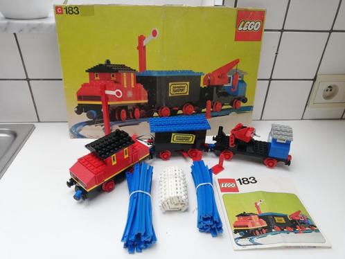 lego 183 complete train set with motor, signal, Enfants & Bébés, Jouets | Duplo & Lego, Utilisé, Lego, Enlèvement ou Envoi