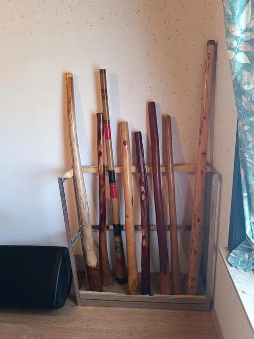8 tal didgeridoos te koop, Musique & Instruments, Instruments à vent | Didgeridoos, Utilisé, Enlèvement