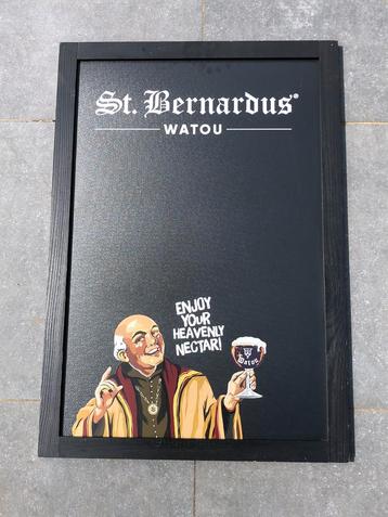 Tableau noir St Bernardus Watou - 88 cm x 61 cm
