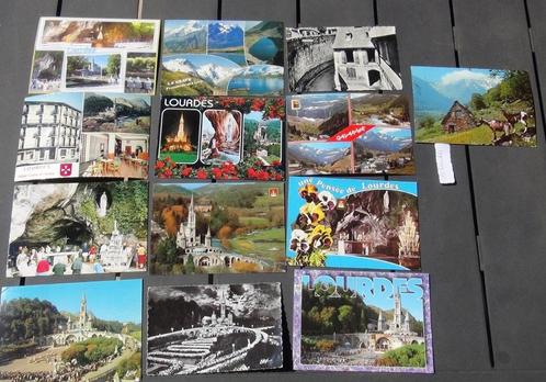 Ensemble de 13 cartes postales relatives à Lourdes, Collections, Cartes postales | Étranger, Affranchie, France, Enlèvement ou Envoi