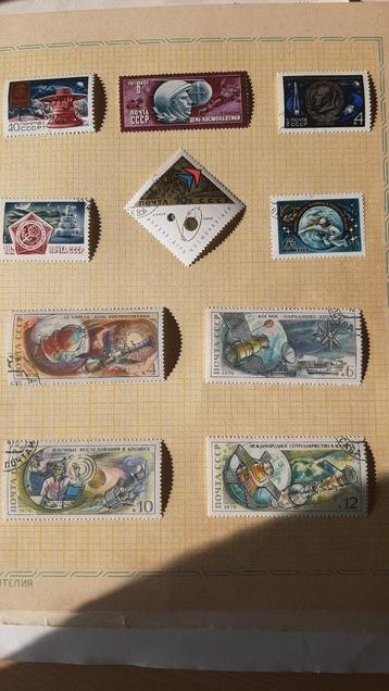 ussr 32 postzegels ruimtevaart