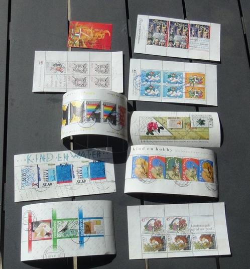 Verschillende blokken uit Nederland, Postzegels en Munten, Postzegels | Nederland, Gestempeld, Na 1940, Ophalen of Verzenden