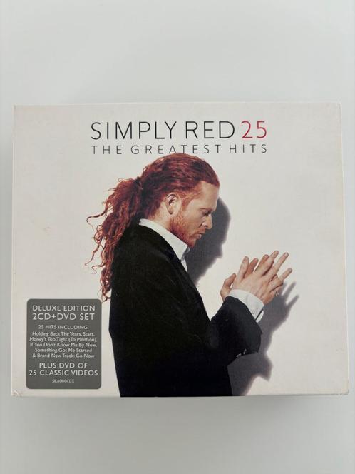 2 x CD + 1 DVD Simply Red – 25 (The Greatest Hits) 2008, CD & DVD, CD | Pop, Comme neuf, 2000 à nos jours, Coffret, Enlèvement ou Envoi