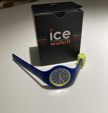 Blauw-geel Ice-Watch Horloge Kids – Siliconen bandje