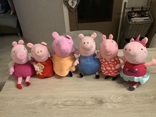 Peppa Pig verschillende pluche characters (28-30 cm), Kinderen en Baby's, Speelgoed | Knuffels en Pluche, Zo goed als nieuw, Overige typen