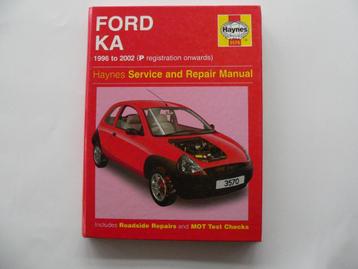 Handleiding Ford KA 1996 - 2002