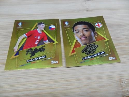 2 stickers gold signatures toops UEFA Euro 2024, Collections, Articles de Sport & Football, Neuf, Affiche, Image ou Autocollant